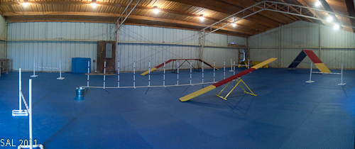 Photo of agility building